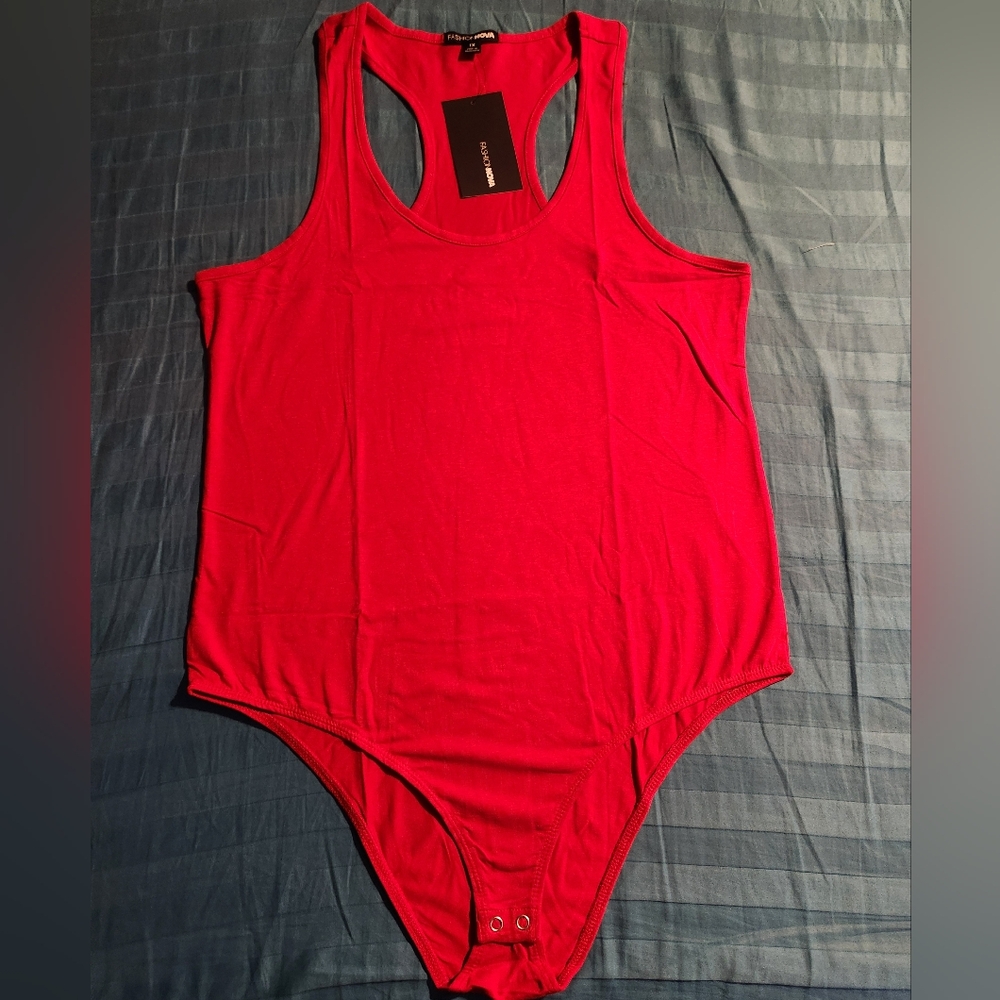 Red bodysuit